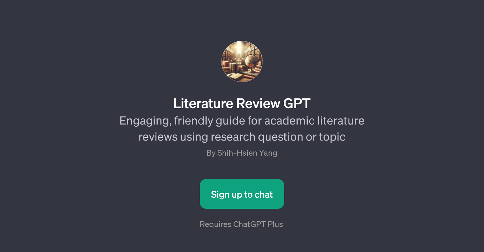 Literature Review GPT website