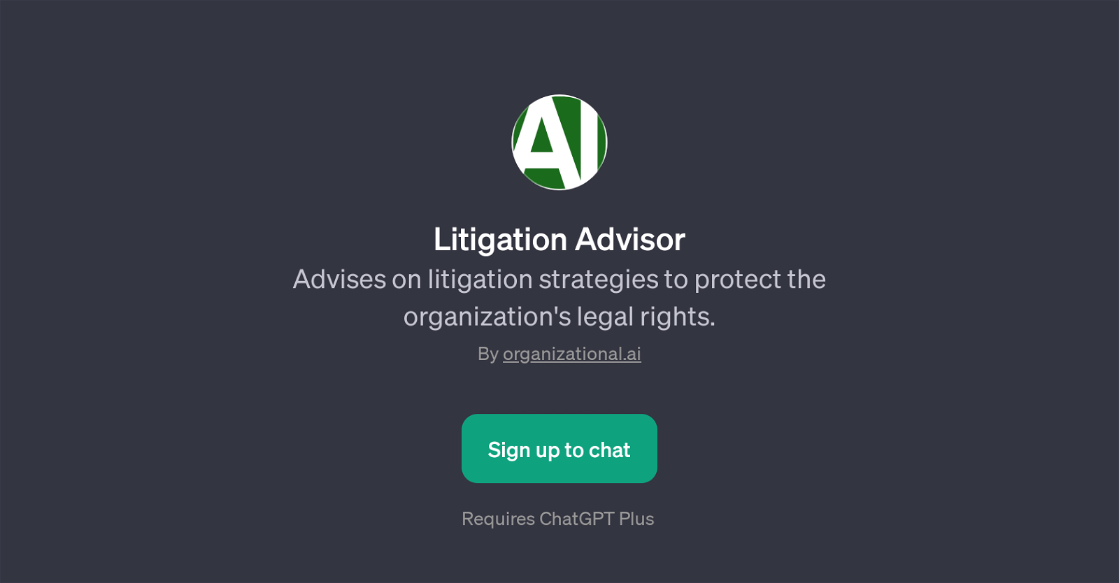Litigation Advisor website