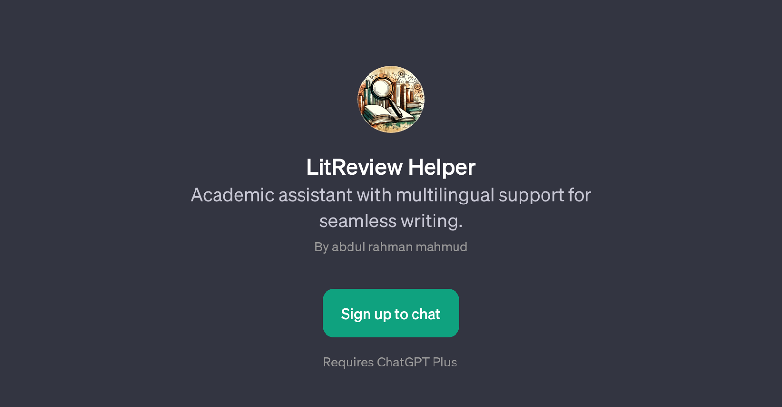 LitReview Helper website