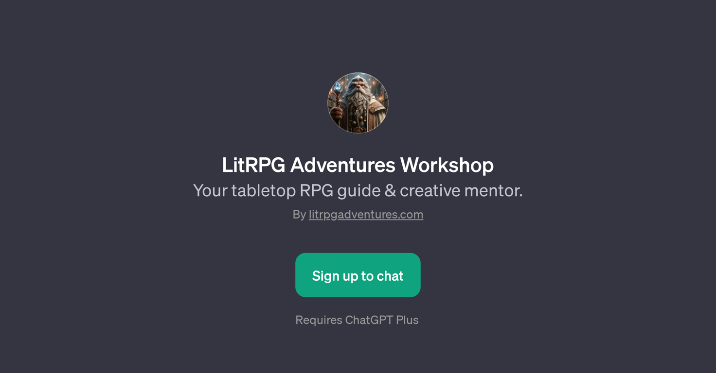 LitRPG Adventures Workshop website
