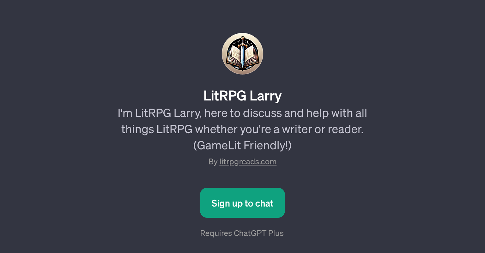 LitRPG Larry website