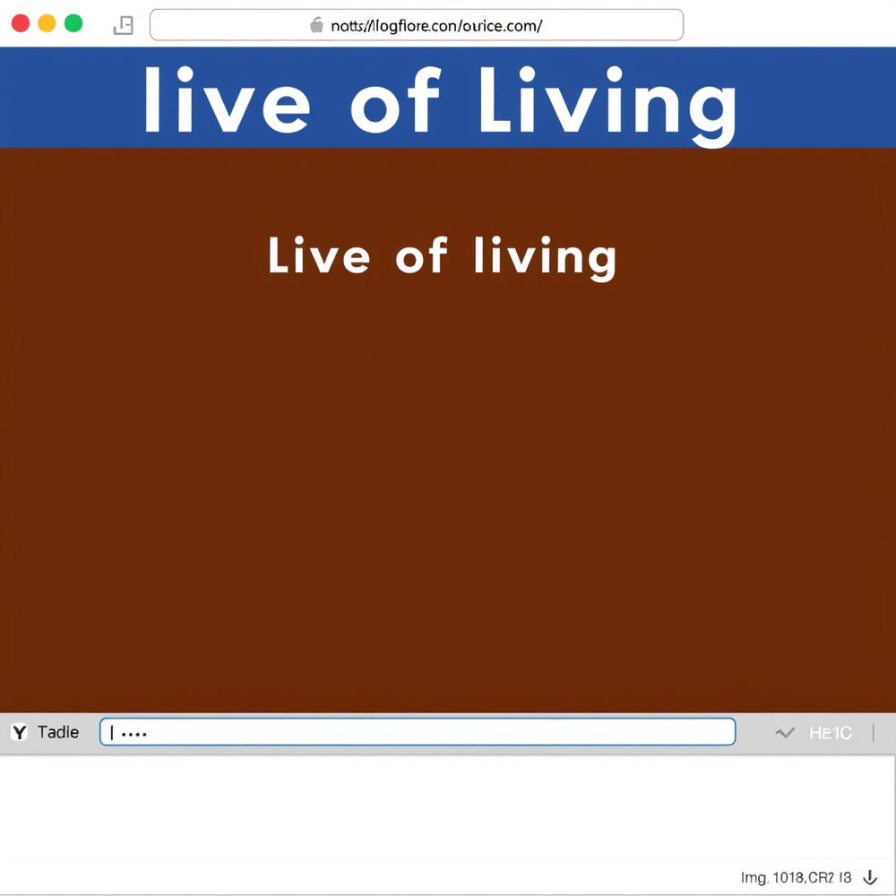 live of living website