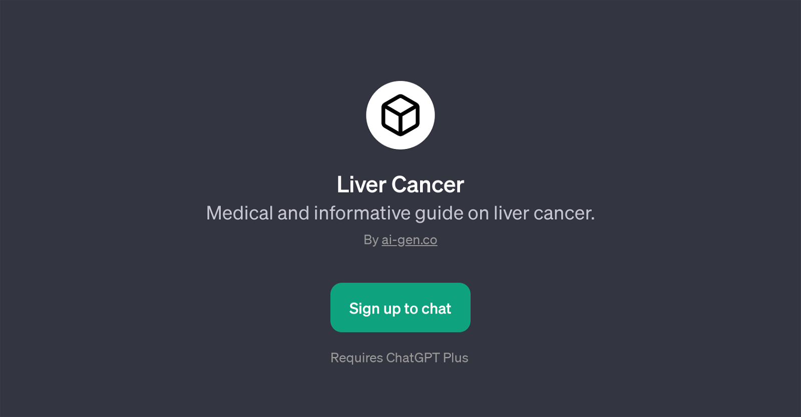 Liver Cancer website