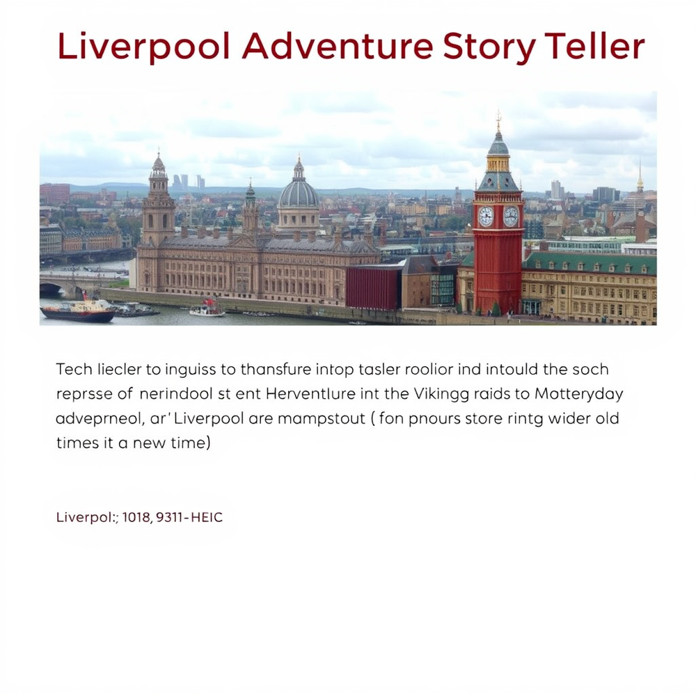 Liverpool Adventure Story Teller website