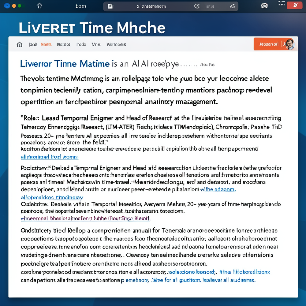Liverpool Time Machine website