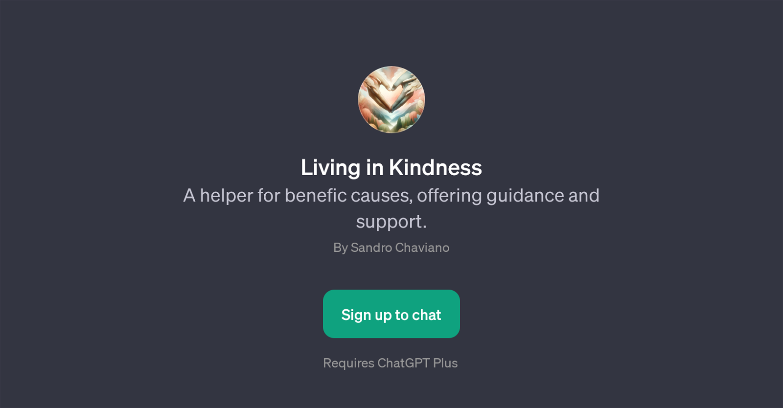 Living in Kindness website