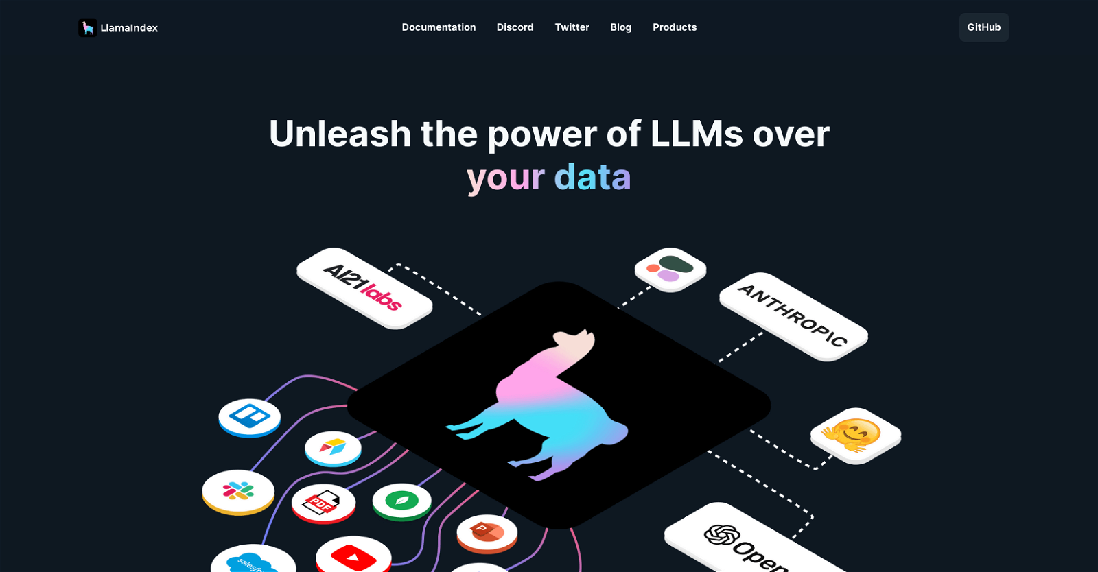 Llamaindex website