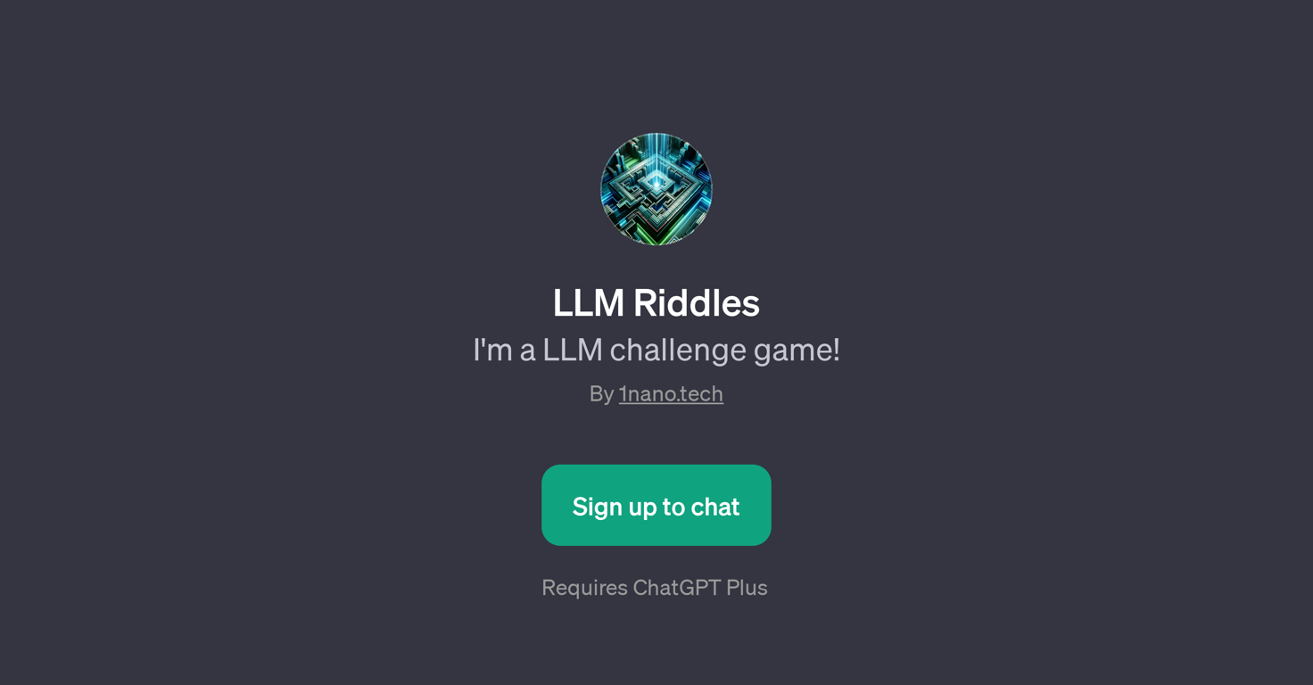 LLM Riddles website