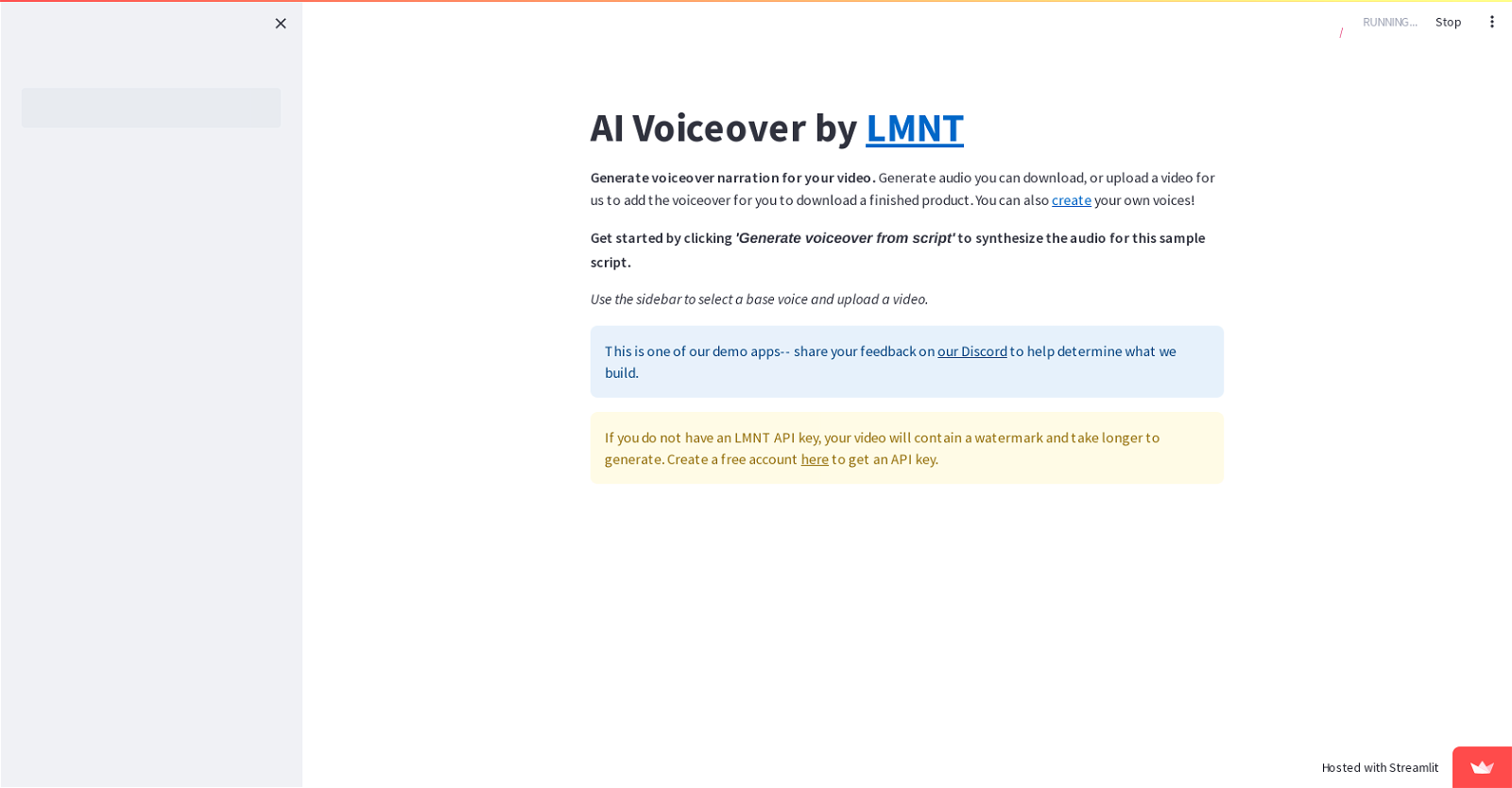 LMNT Voiceover website