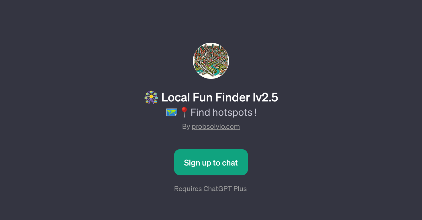Local Fun Finder lv2.5 website