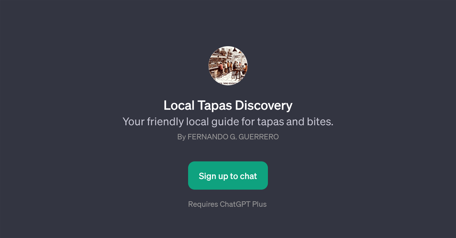 Local Tapas Discovery website