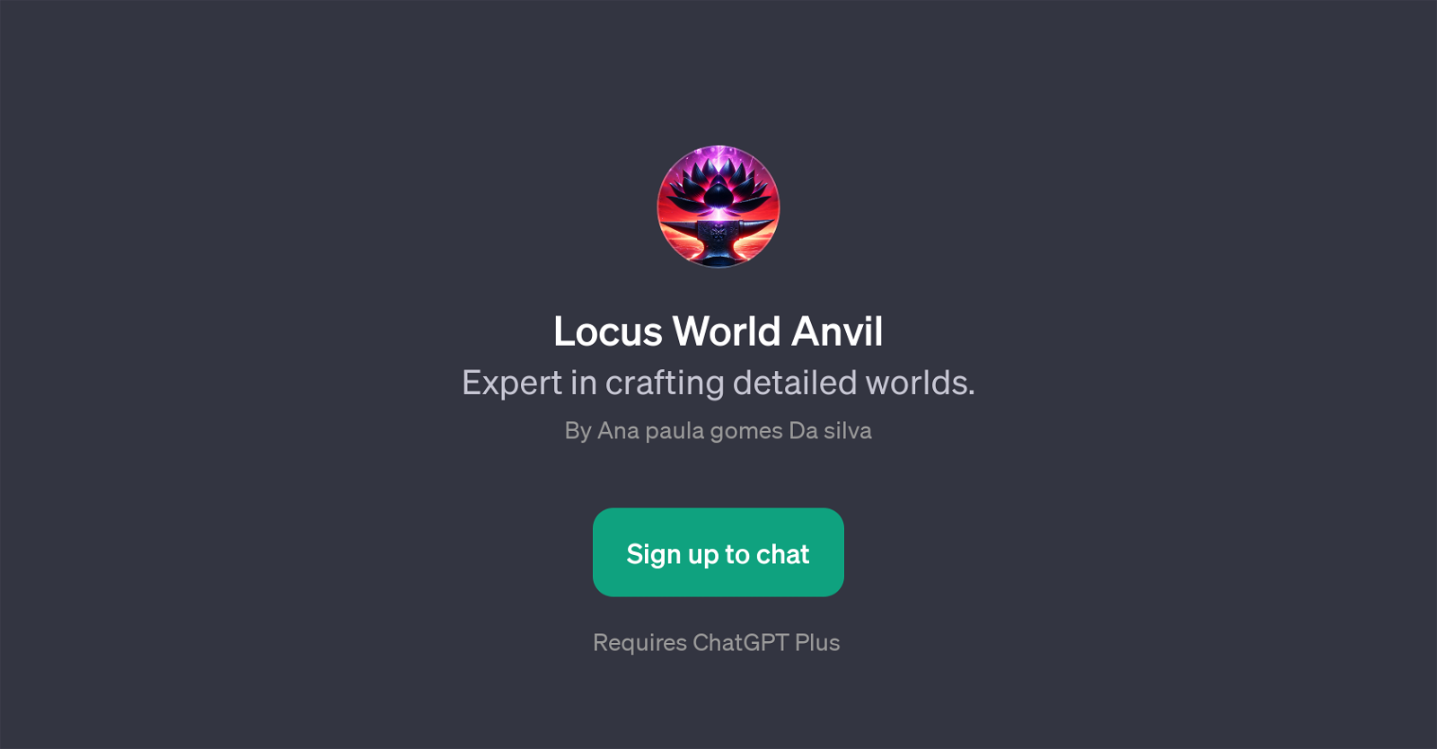 Locus World Anvil website