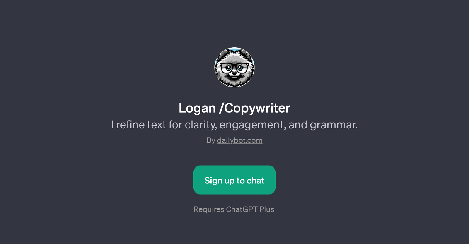 Logan /Copywriter website