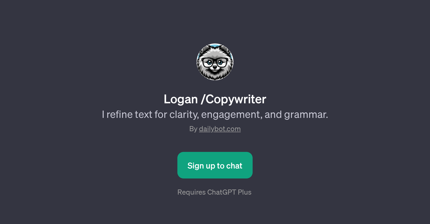 Logan /Copywriter website