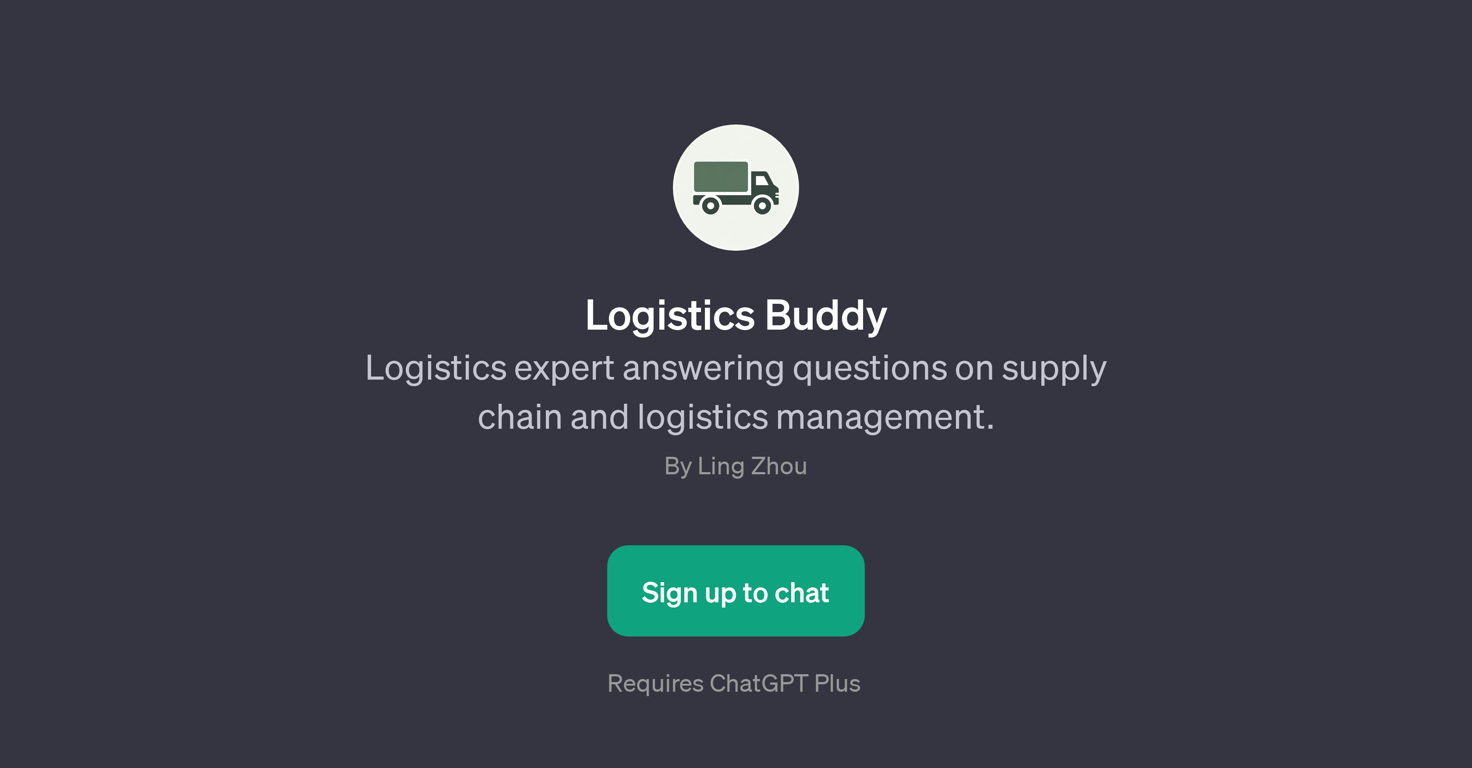 Logistics Buddy website