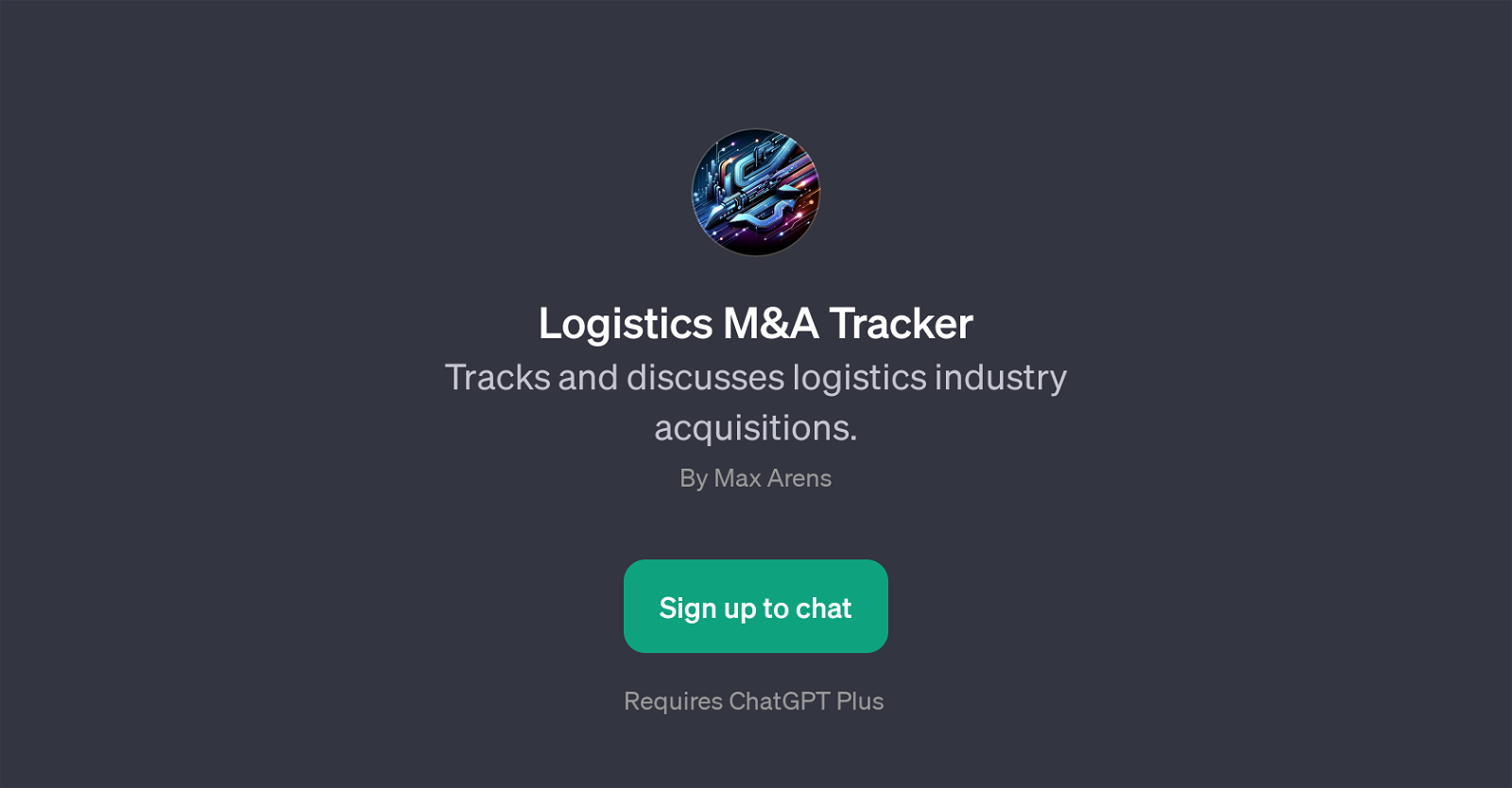 Logistics M&A Tracker website