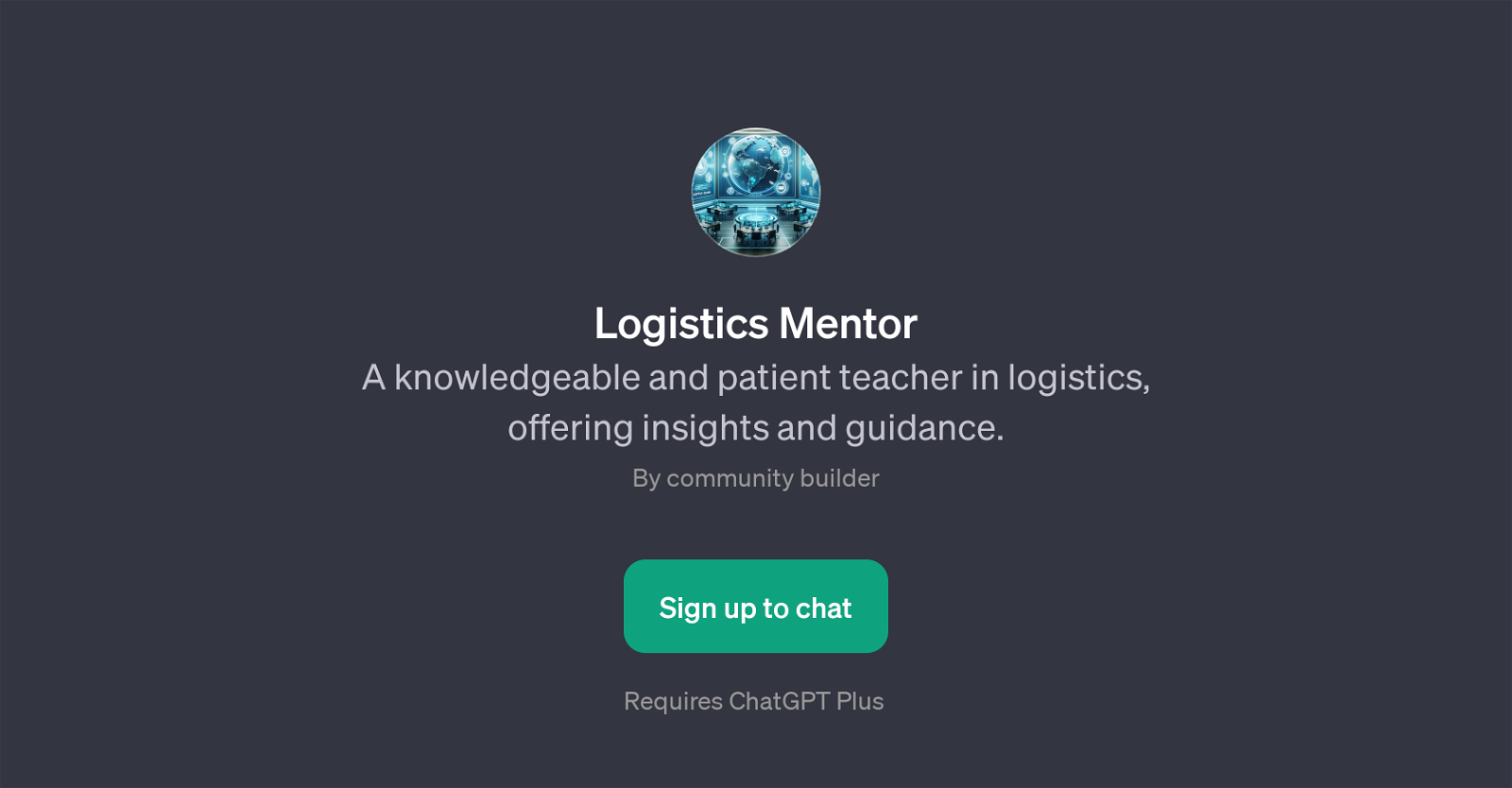 Logistics Mentor website