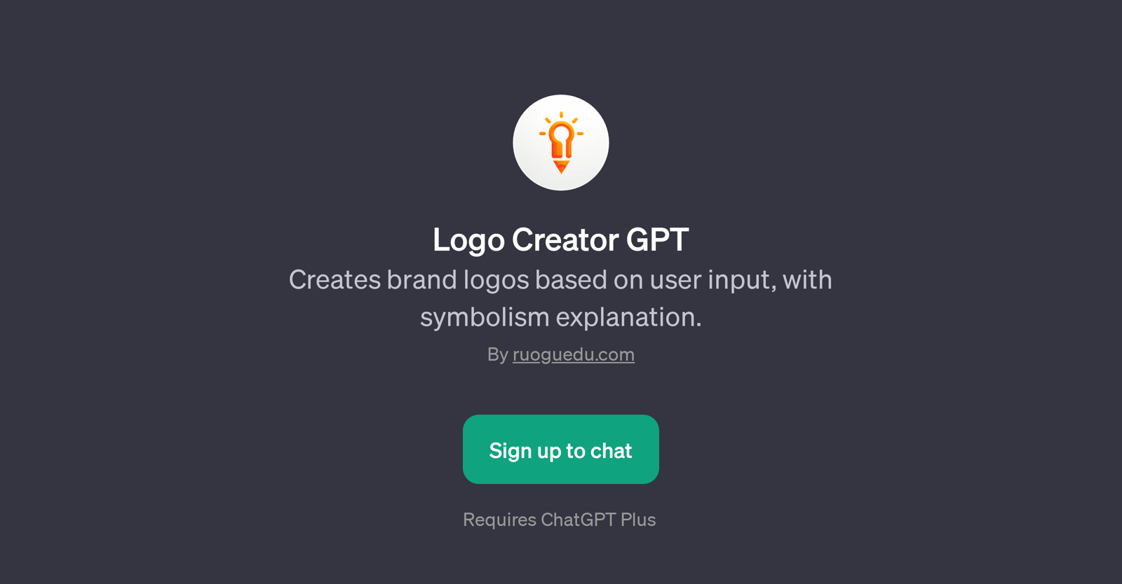 Logo Creator GPT website