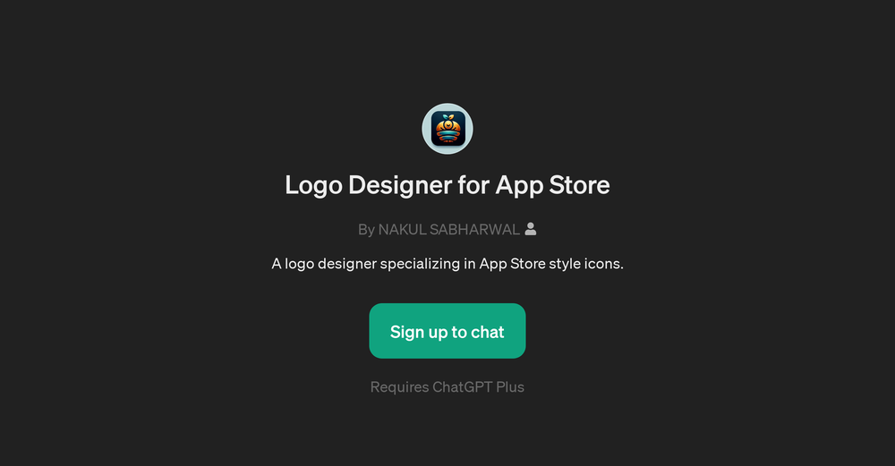 Logo Designer for App Store website
