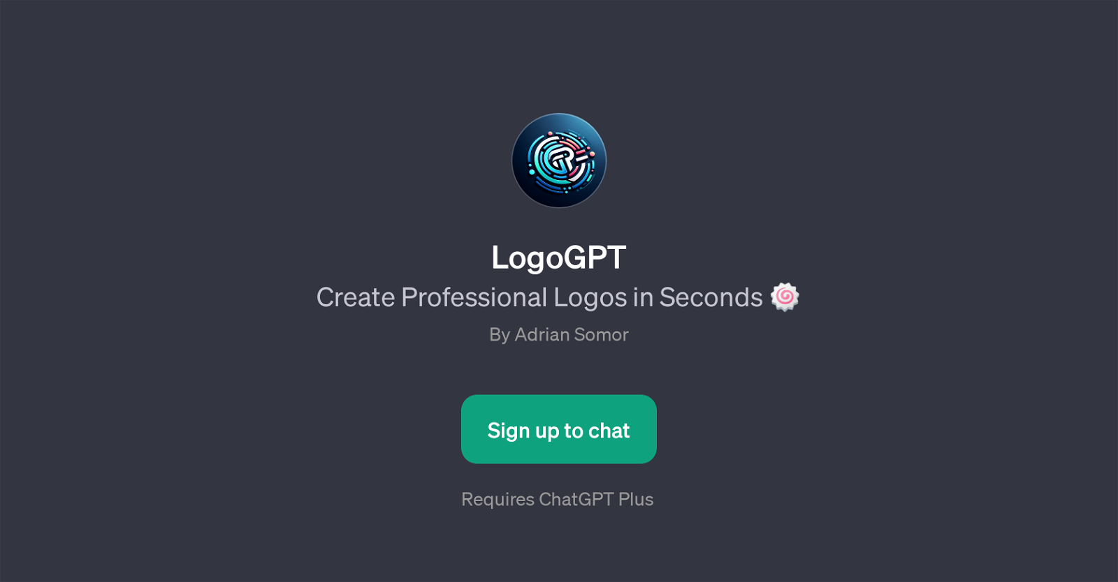 LogoGPT website