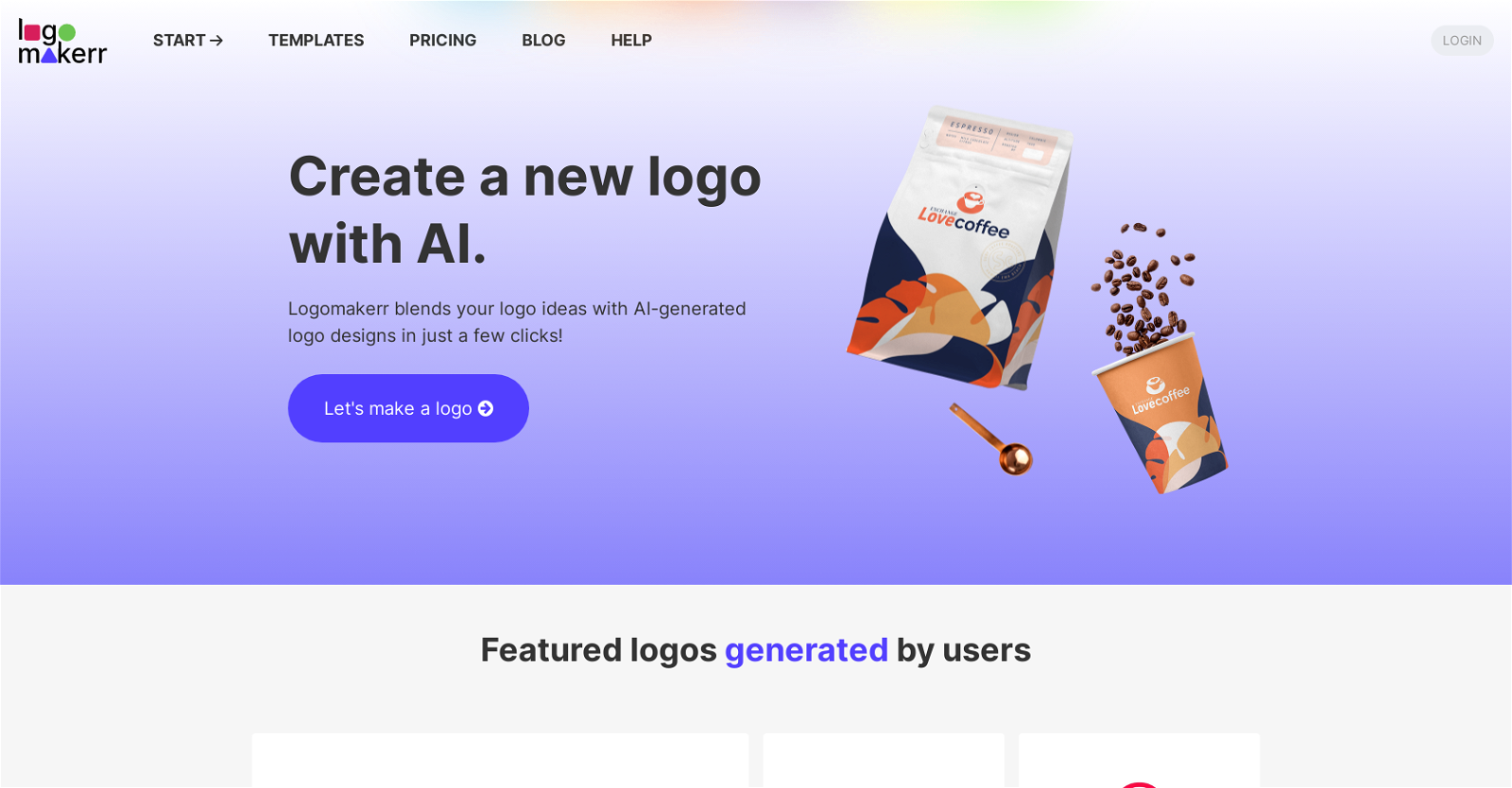 Logomakerr website