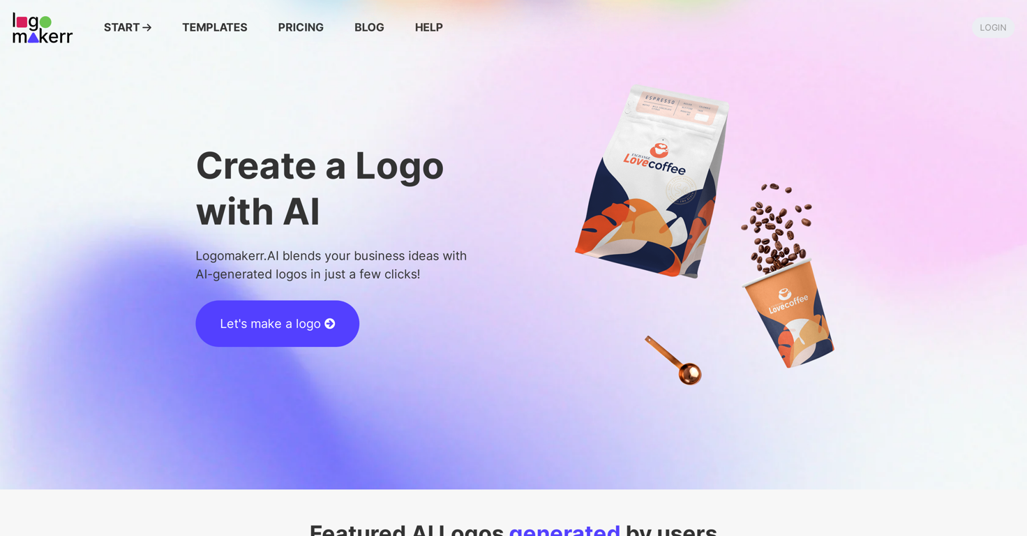 Logomakerr website