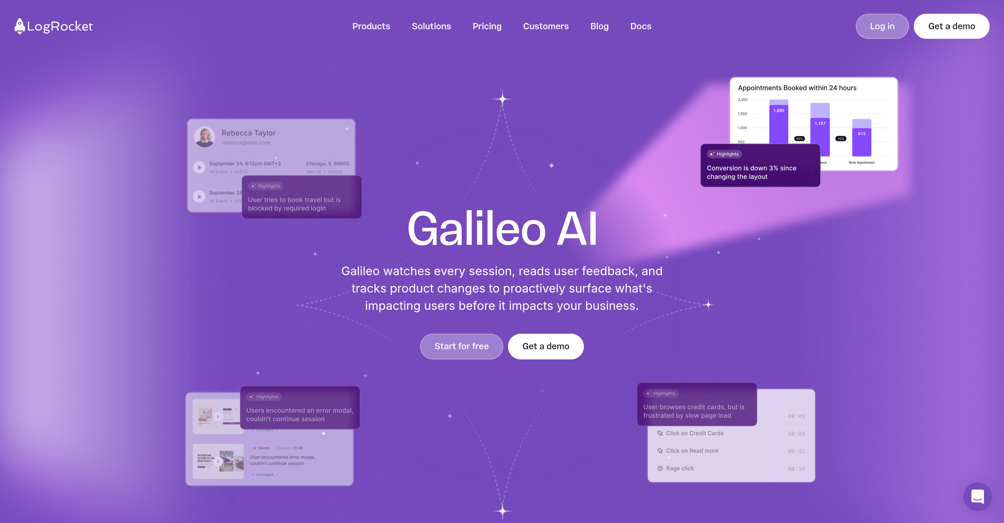 LogRocket Galileo screenshot 1 LogRocket Galileo screenshot 1