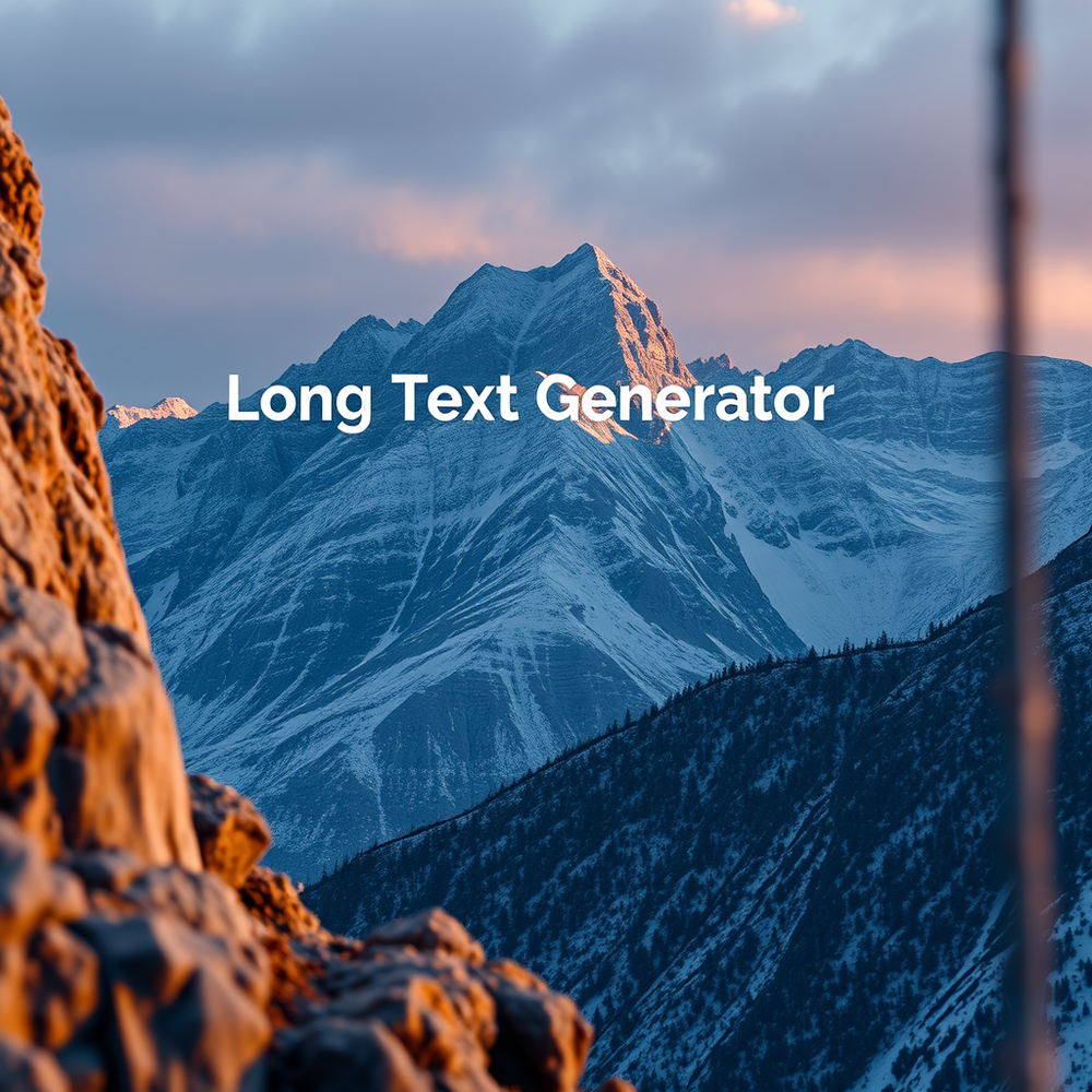 Long Text Generator website