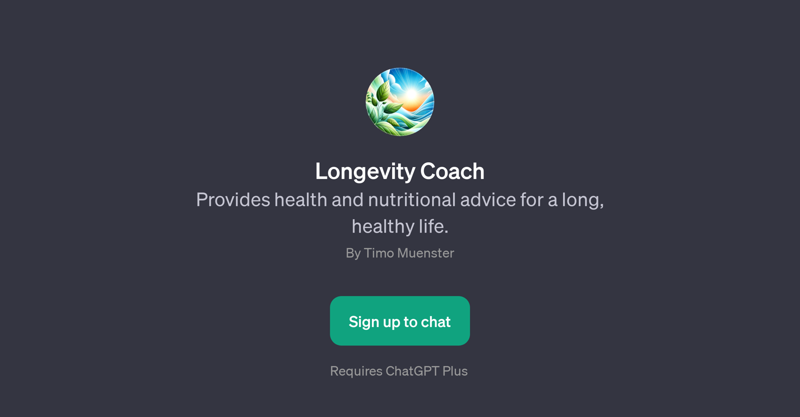 Longevity Coach website