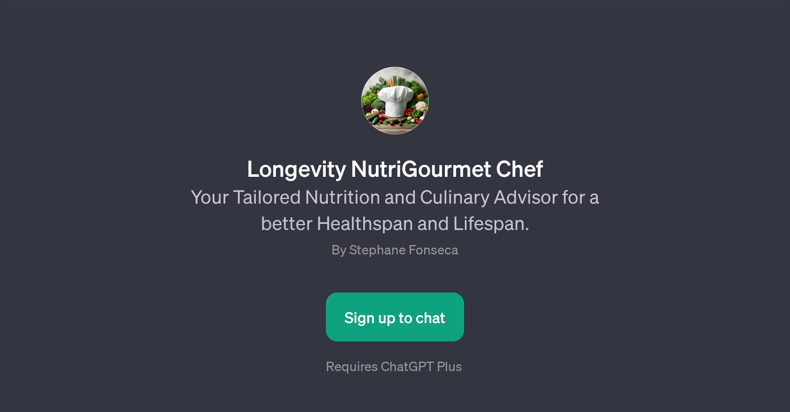 Longevity NutriGourmet Chef website