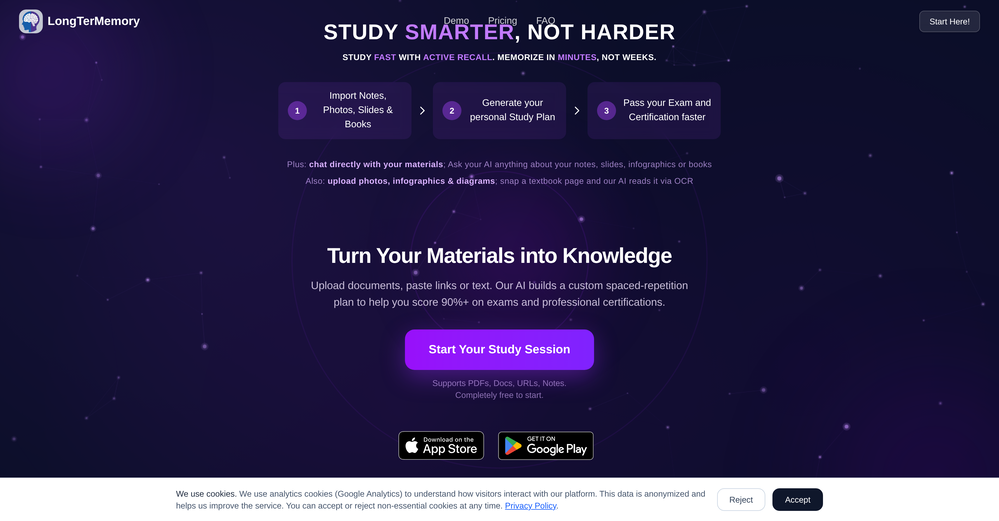 LongTerMemory website