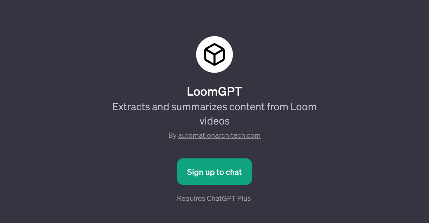 LoomGPT website