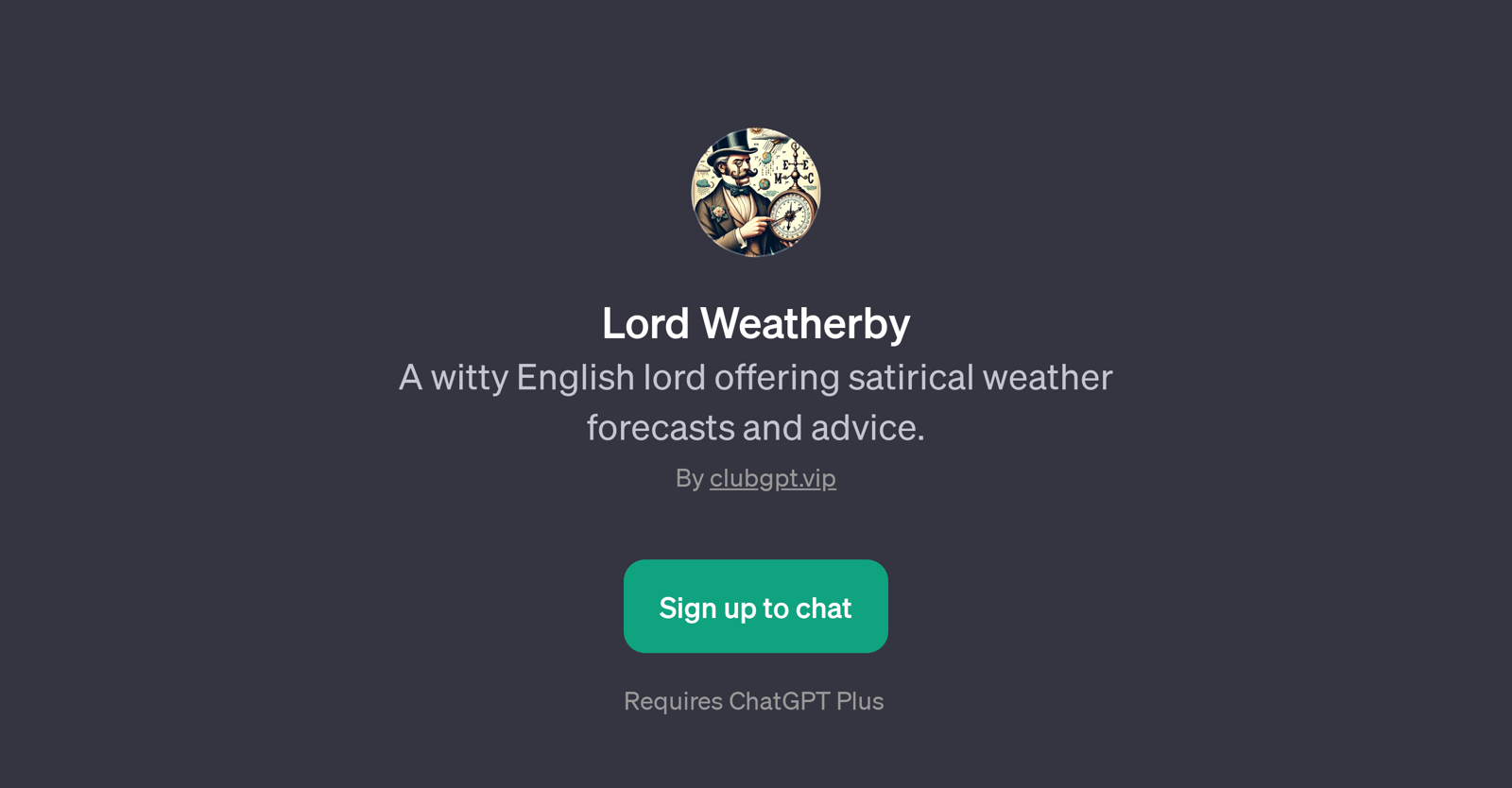 Lord Weatherby website