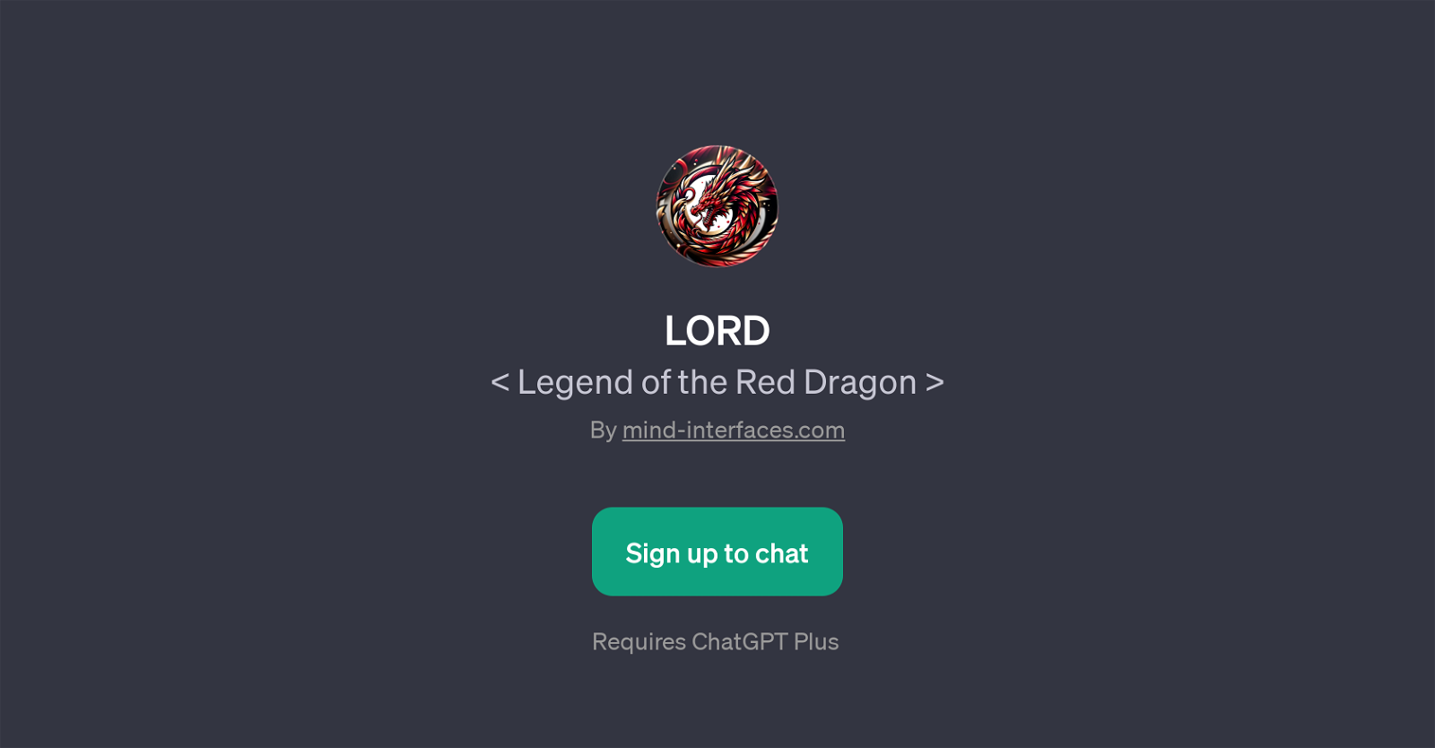 LORD website