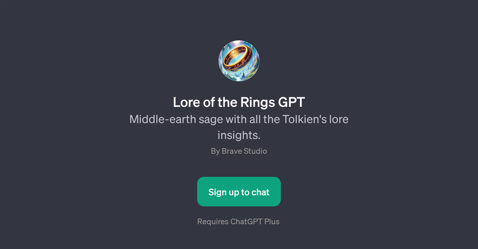 Lore of the Rings GPT website