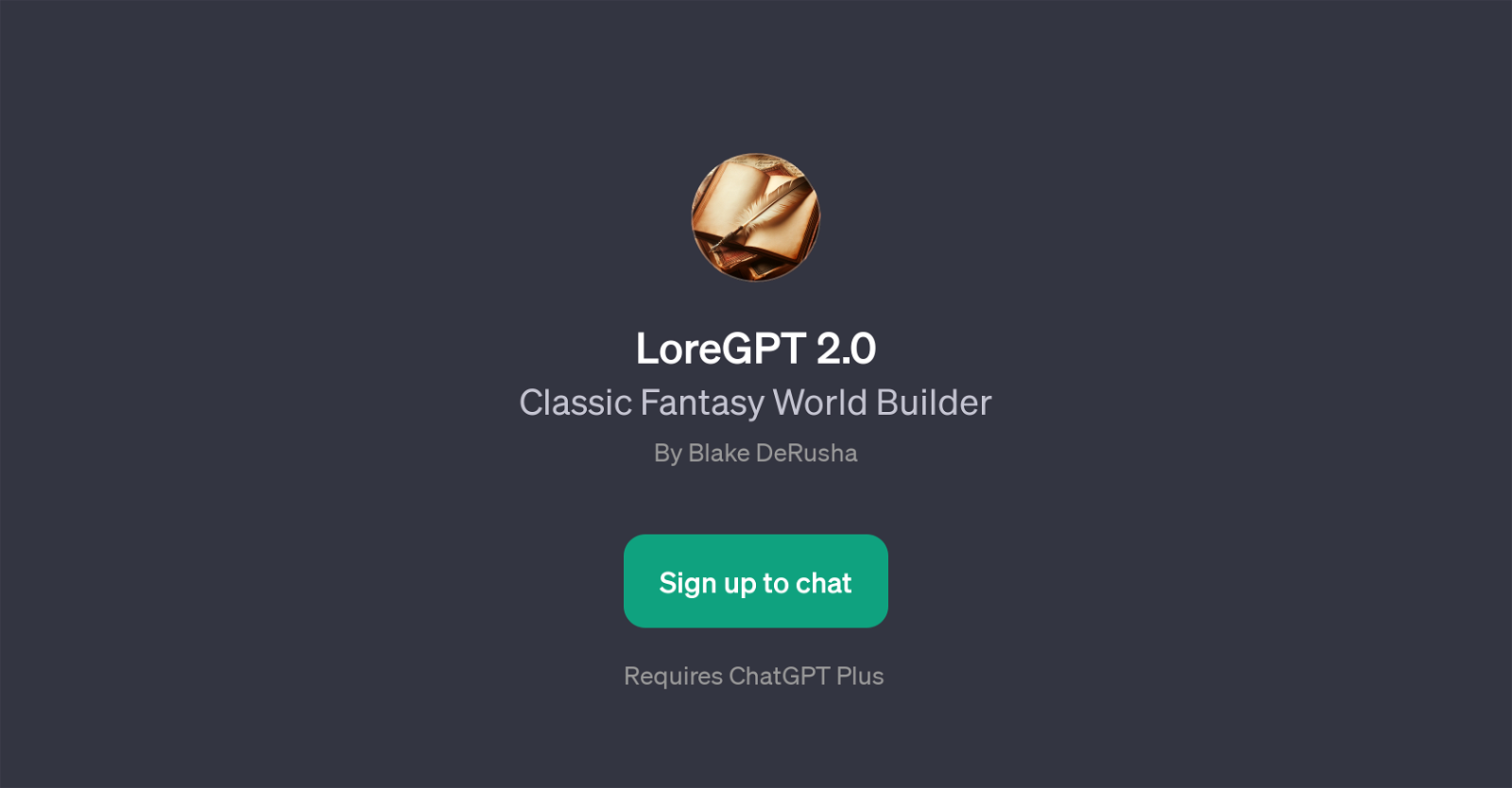 LoreGPT 2.0 website