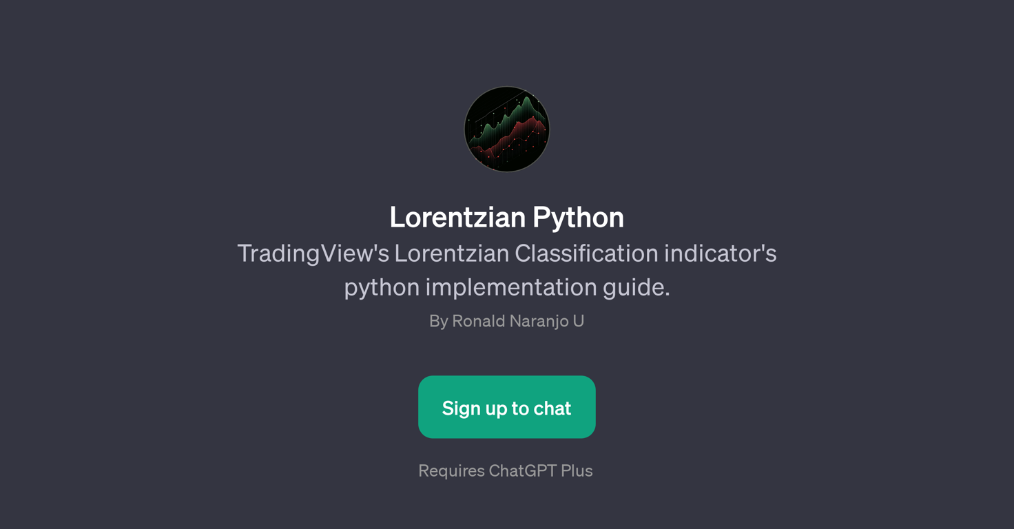 Lorentzian Python website