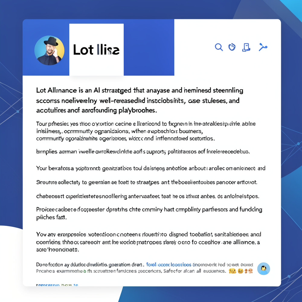 Lot alliance website