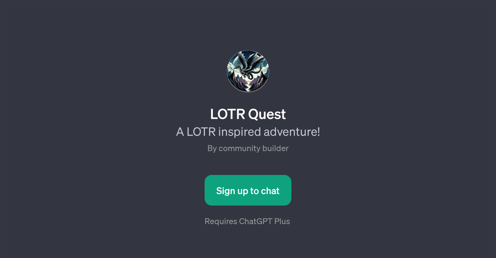 LOTR Quest website
