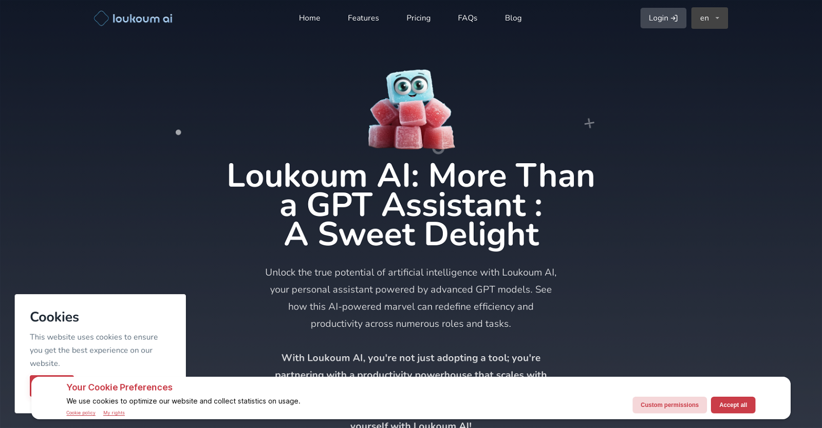 Loukoum website