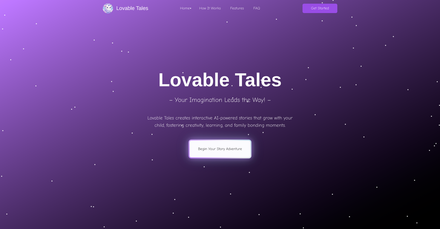 Lovable Tales website