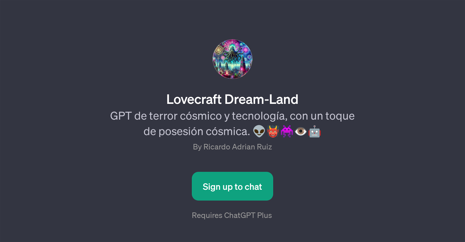 Lovecraft Dream-Land website