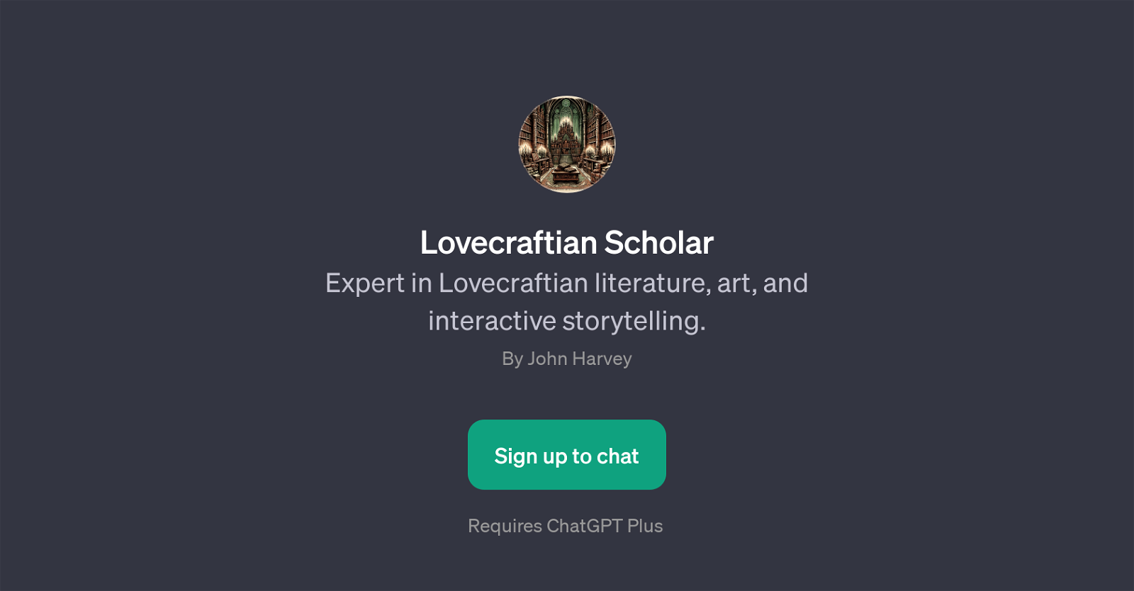 Lovecraftian Scholar website