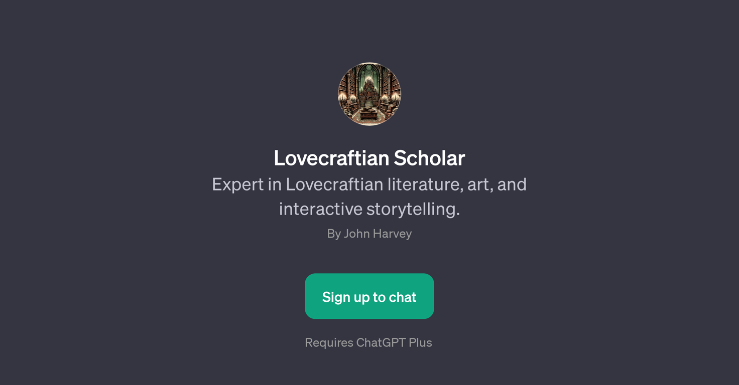 Lovecraftian Scholar website