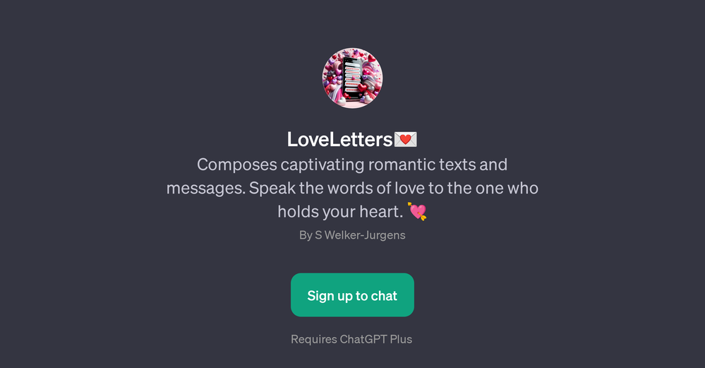 LoveLetters website