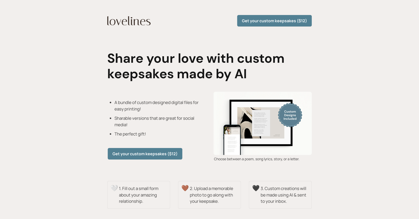 Lovelines website