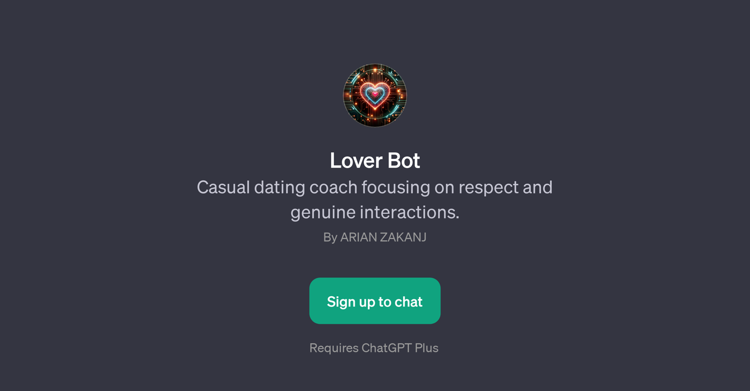 Lover Bot website