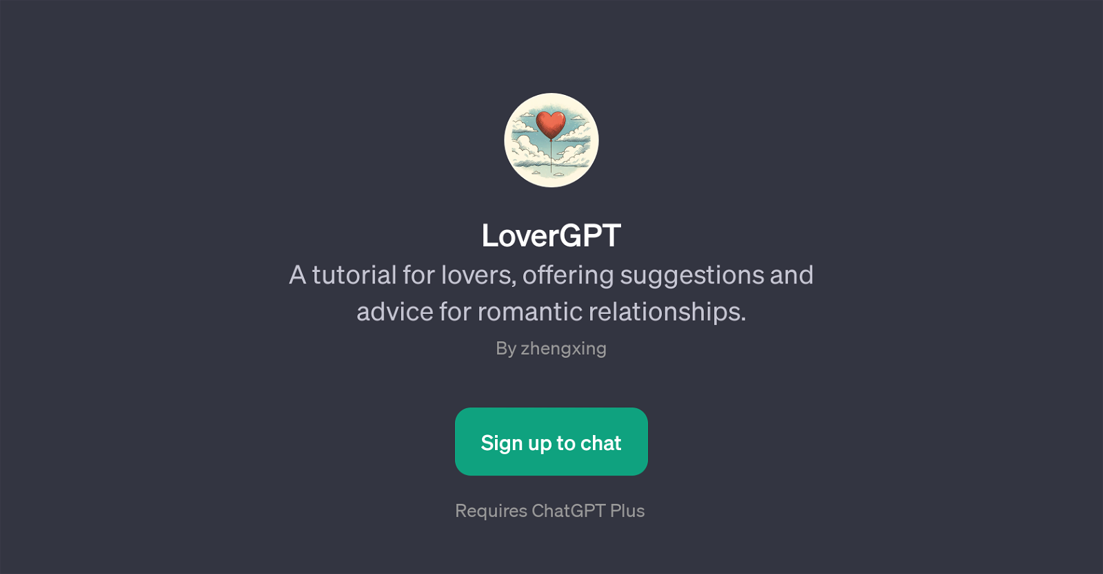 LoverGPT website
