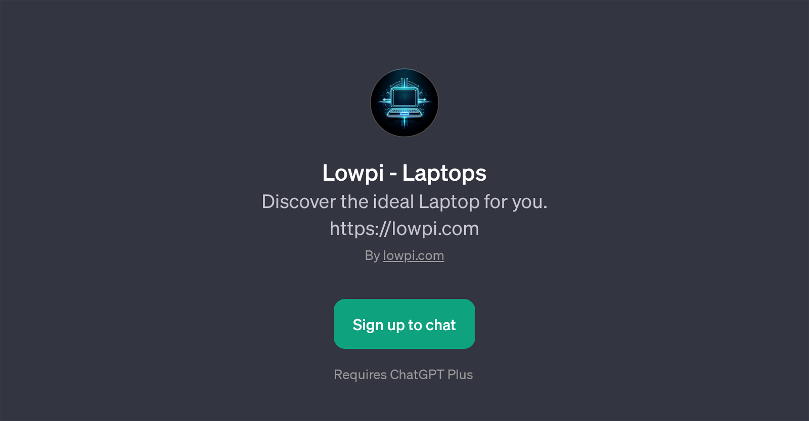Lowpi - Laptops website
