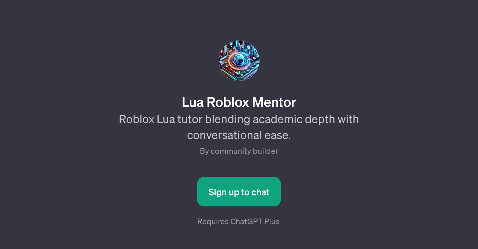 Lua Roblox Mentor website